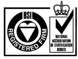 BSI Registered Firm from National Accreditation of Certification Bodies