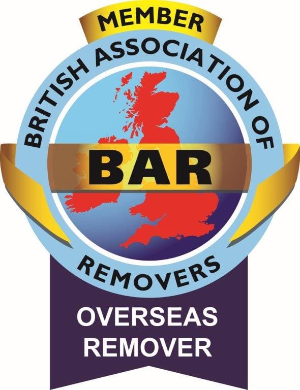 Member of British Association of Removers - Overseas Remover